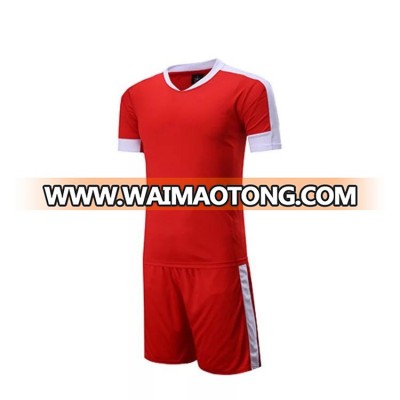 Sports breathable garment soccer uniforms for men